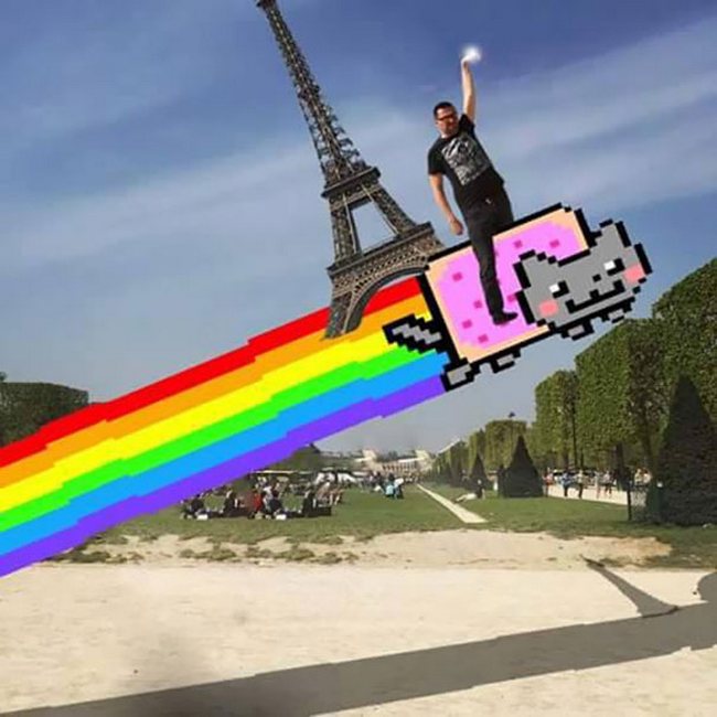 Then came in Nyan cat.