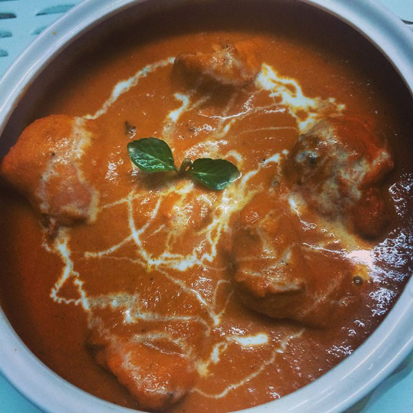 Butter chicken won't annoy you with loud pop music
