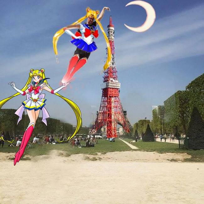 Sailor Moon came to his rescue.