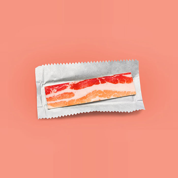 Food Artist Bacon Gum