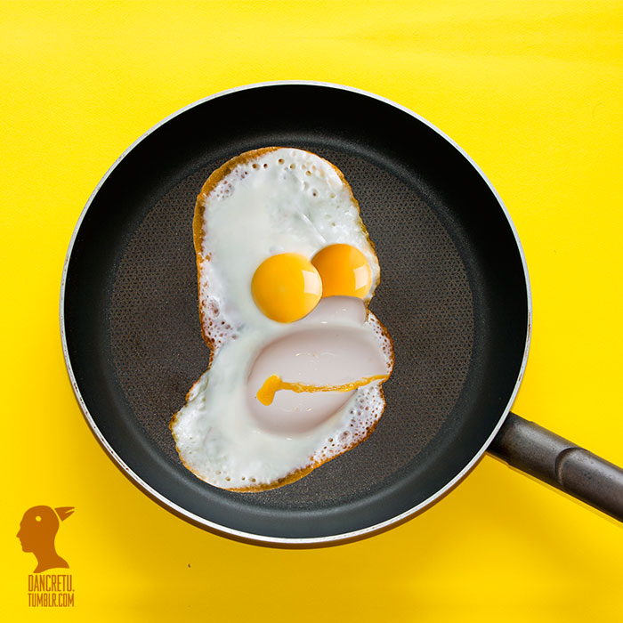 Food Artist Egg Homer