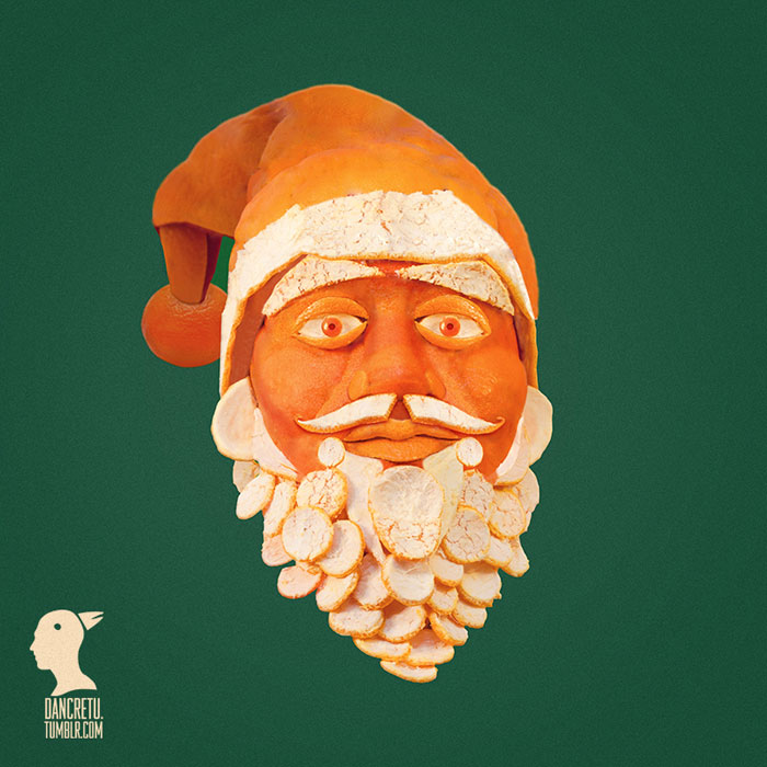 Food Artist Santa Claus