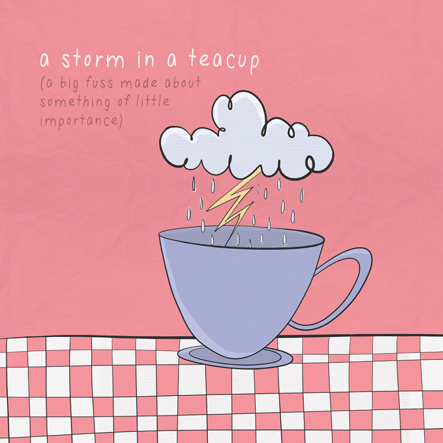 English idiom - A storm in a teacup