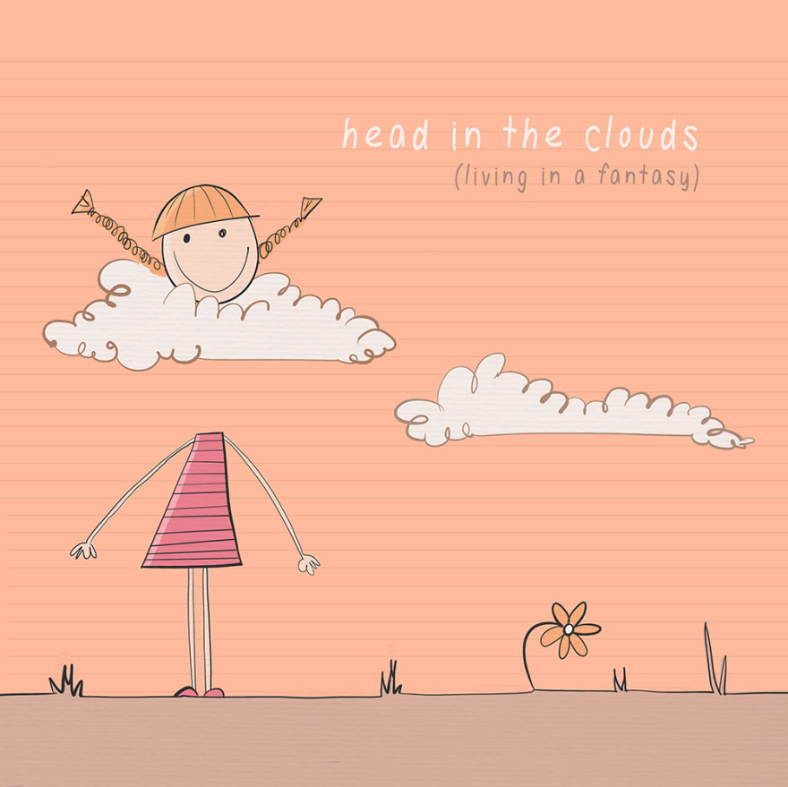 English idiom - Head in the clouds