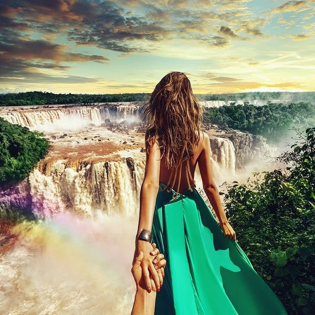Follow Me To Iguazu waterfalls, Brazil